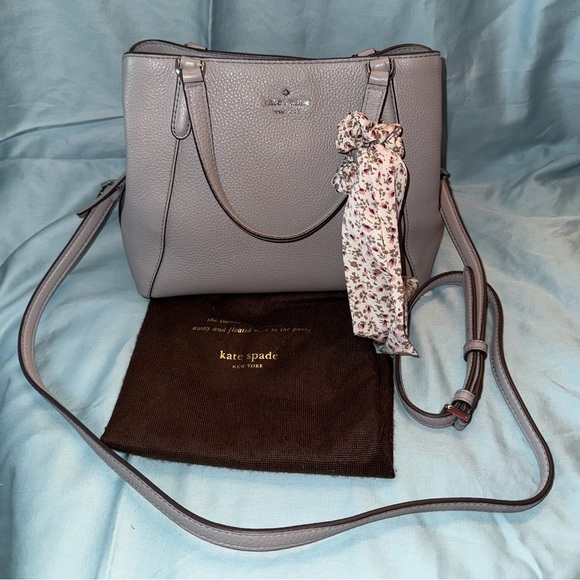 kate spade Handbags - Kate Spade Jackson Medium Triple
Compartment Satchel With Dust Bag